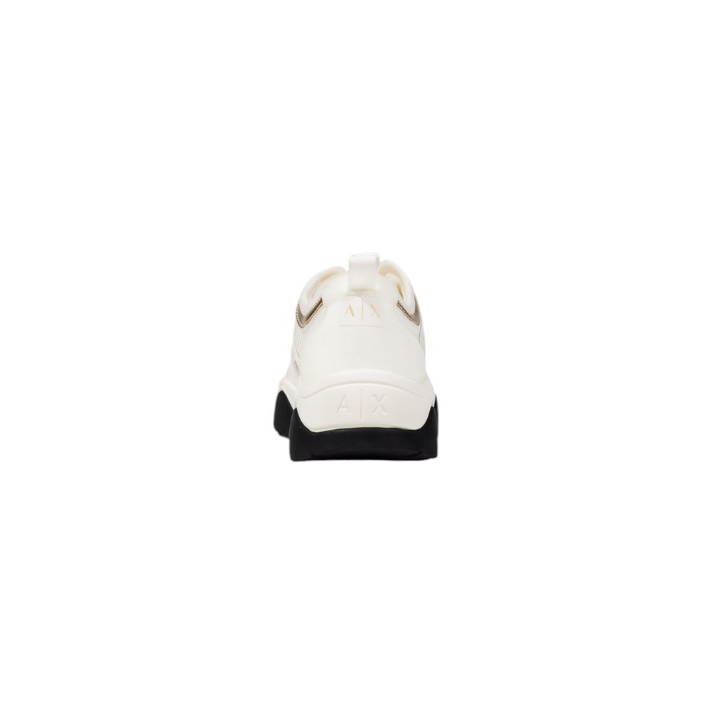 Armani Exchange White Polyester Athletic Sneakers - Luxe Nova