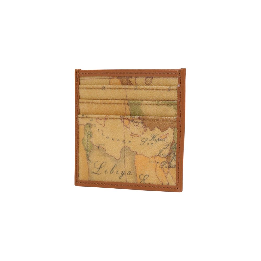 Alviero Martini Prima Classe Beige Polyethylene Cardholder - Luxe Nova