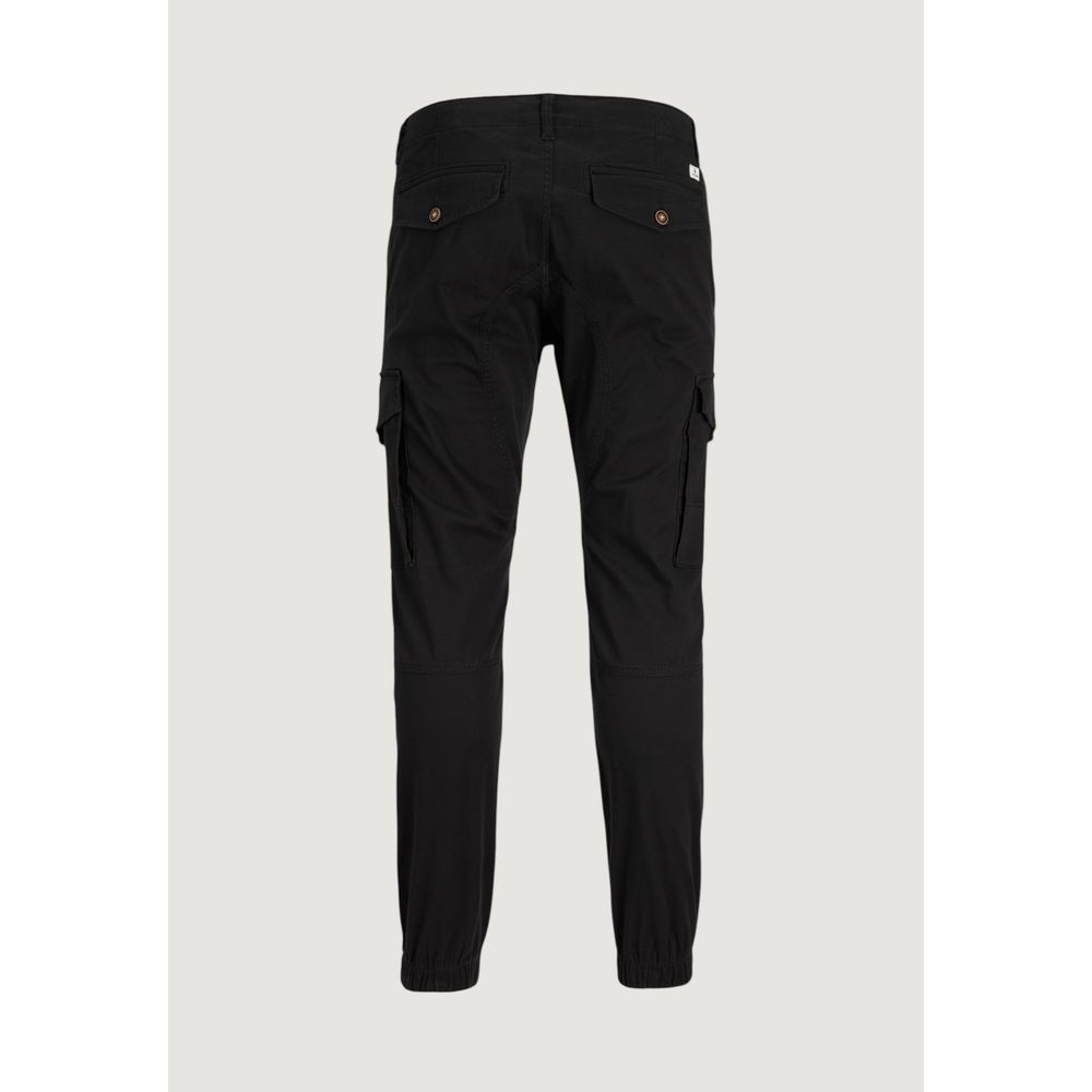 Jack Jones Black Cotton Skinny Pants - Luxe Nova