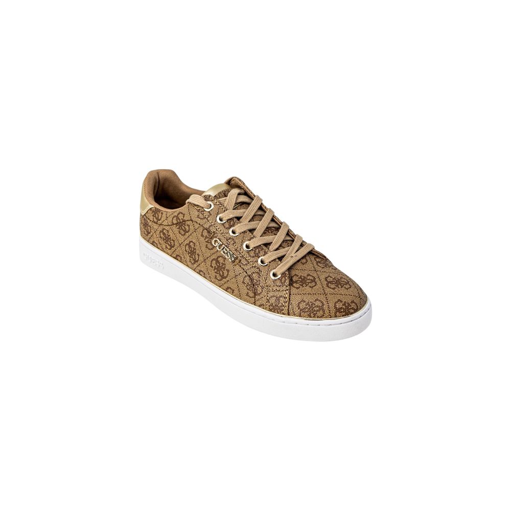 Guess Beige Polyethylene Low Top Sneakers - Luxe Nova