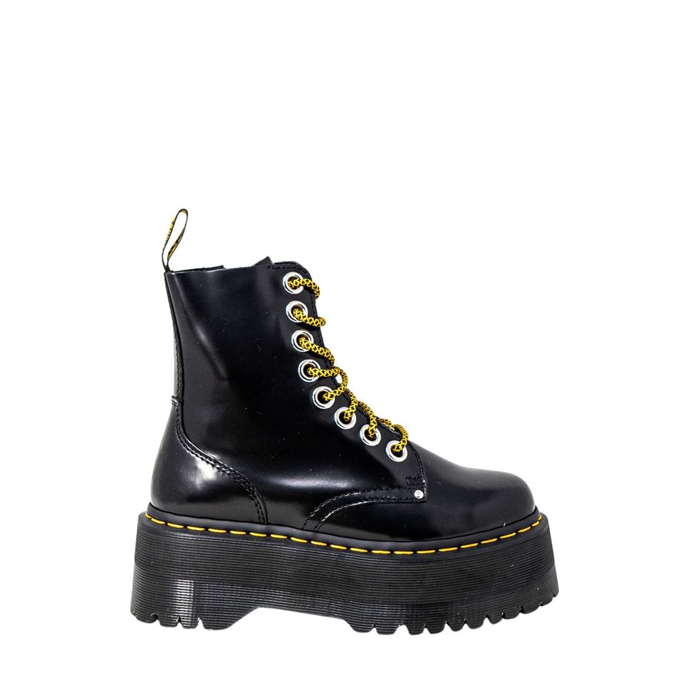 Dr. Martens Black Leather Lace-Up Boots - Luxe Nova