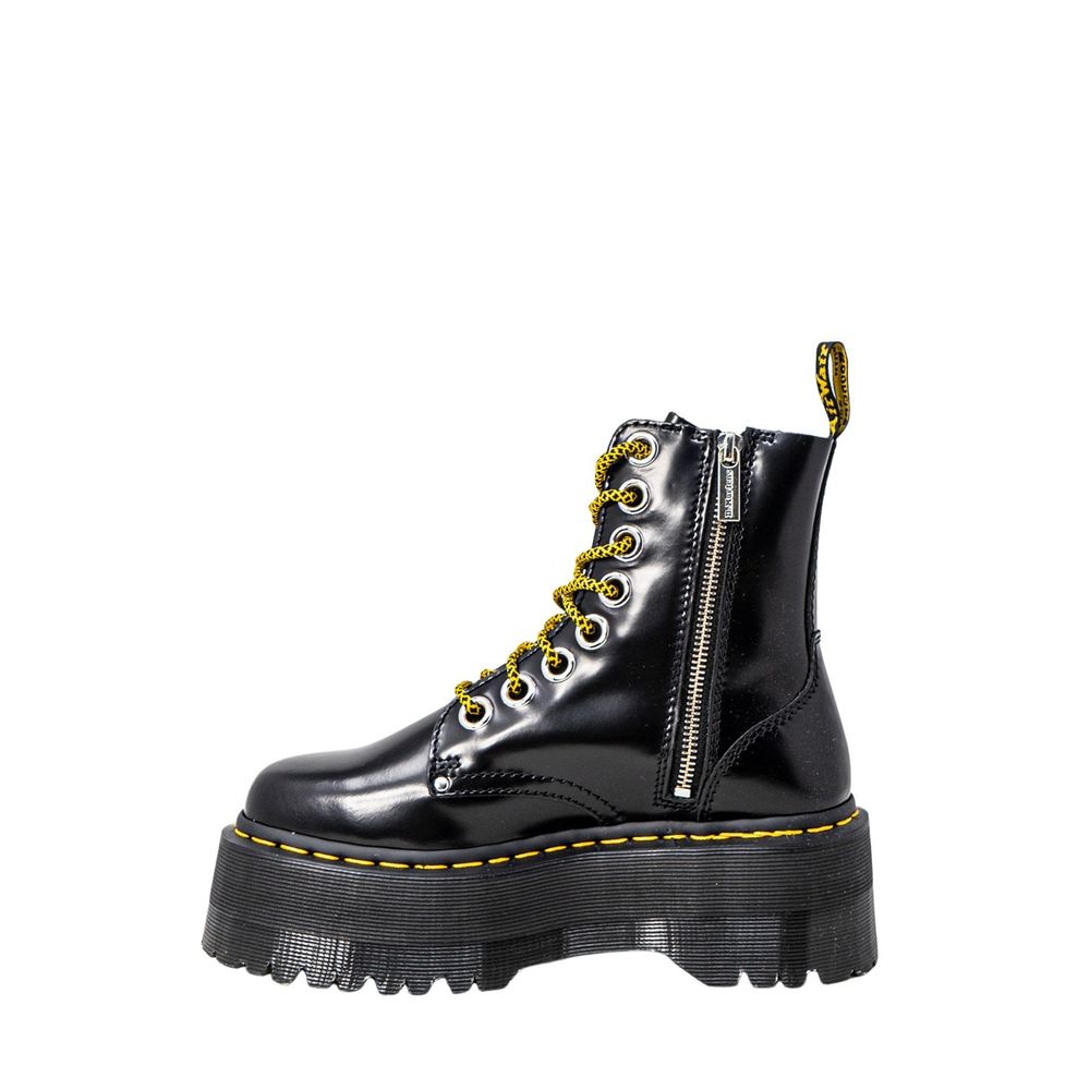 Dr. Martens Black Leather Lace-Up Boots - Luxe Nova