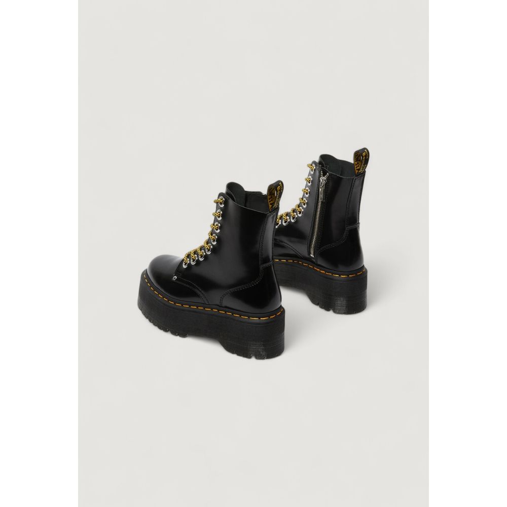 Dr. Martens Black Leather Lace-Up Boots - Luxe Nova