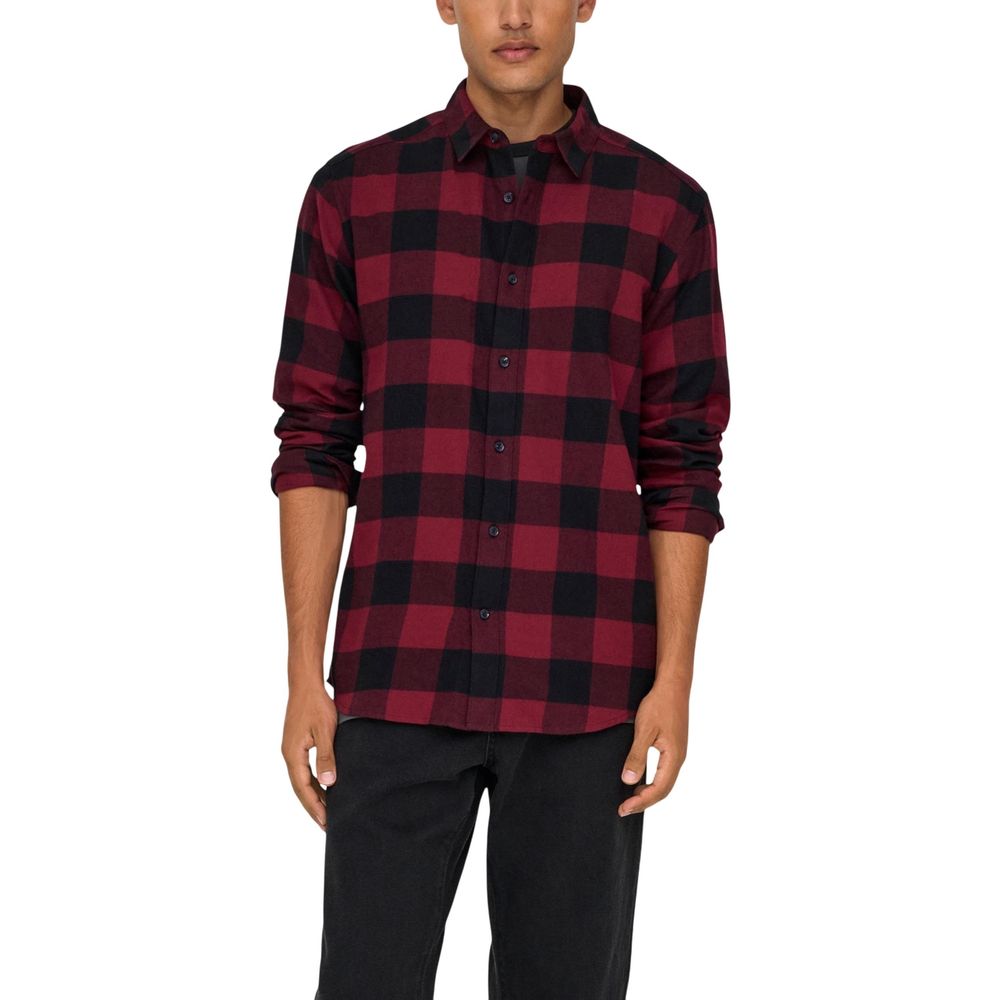 Only & Sons Multicolor Cotton Pattern Shirt - Luxe Nova