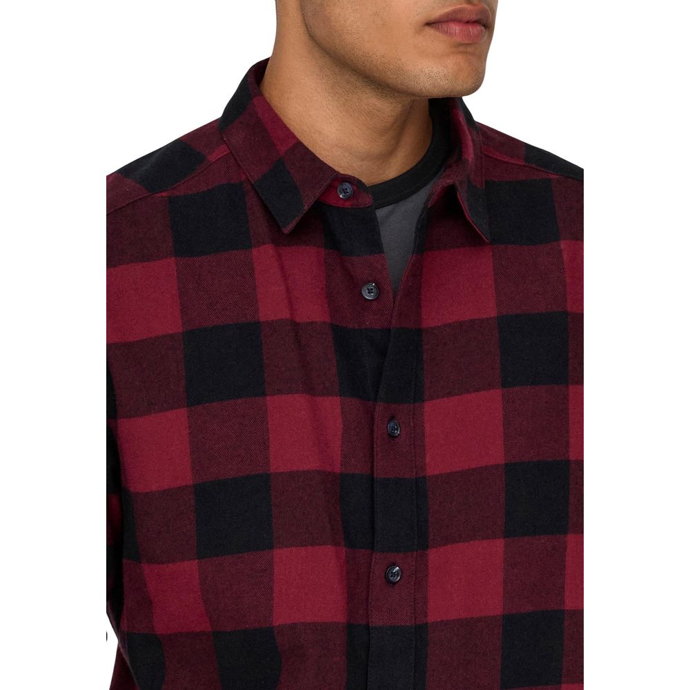 Only & Sons Multicolor Cotton Pattern Shirt - Luxe Nova
