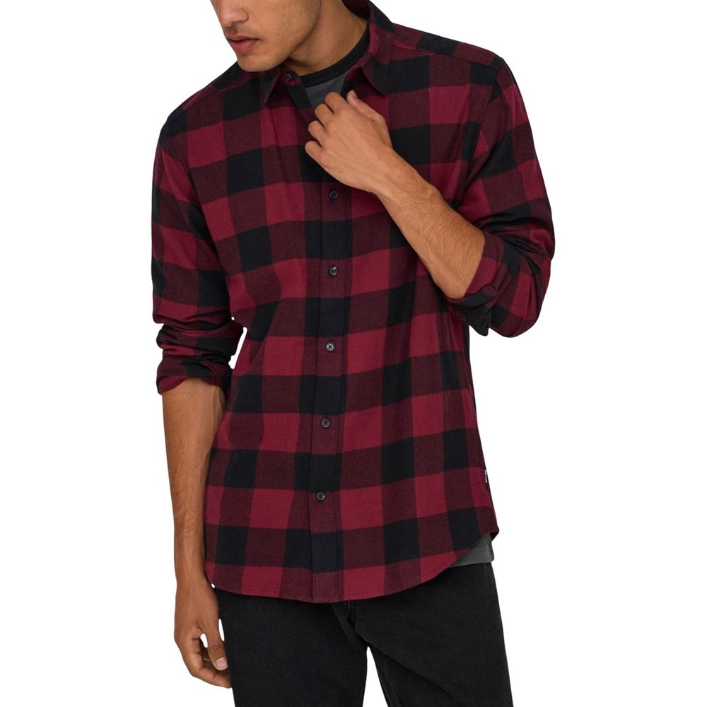 Only & Sons Multicolor Cotton Pattern Shirt - Luxe Nova