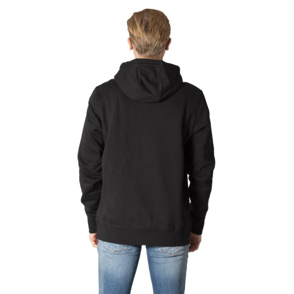 Tommy Hilfiger Black Cotton Hoodie - Luxe Nova