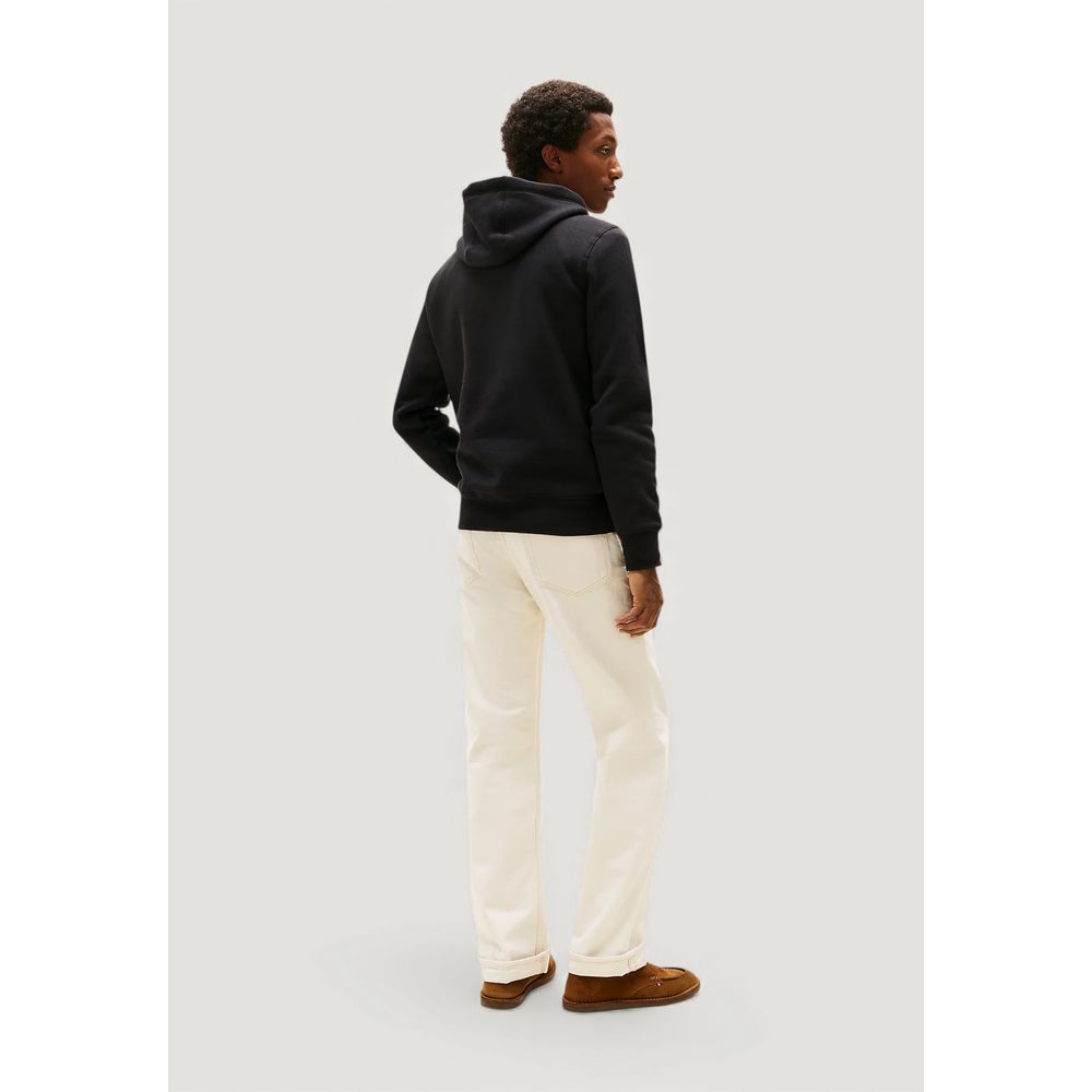 Tommy Hilfiger Black Cotton Hoodie - Luxe Nova