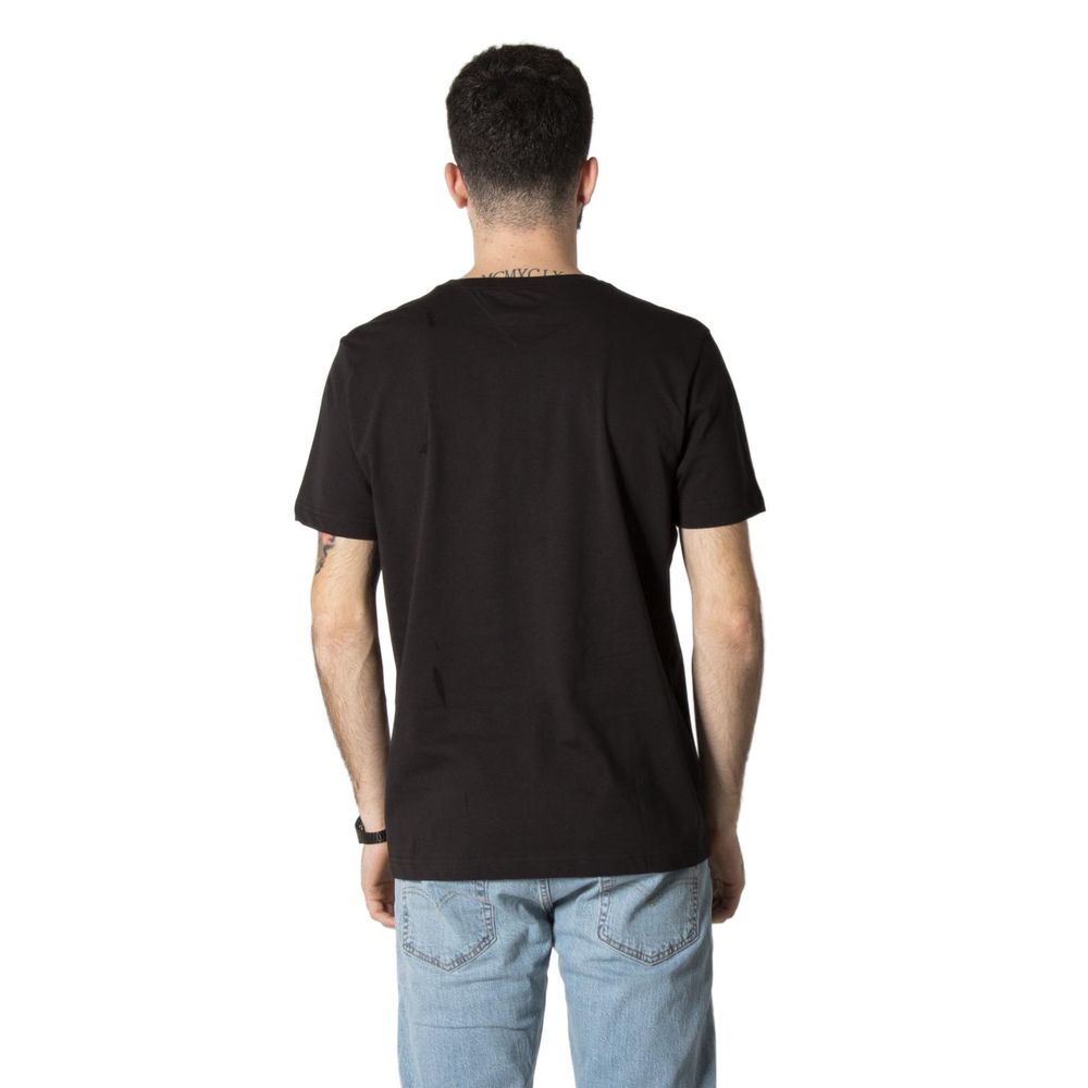Tommy Hilfiger Black Cotton T-Shirt - Luxe Nova