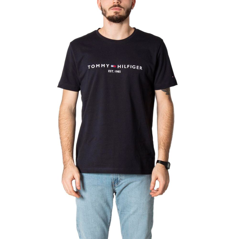 Tommy Hilfiger Blue Cotton T-Shirt - Luxe Nova