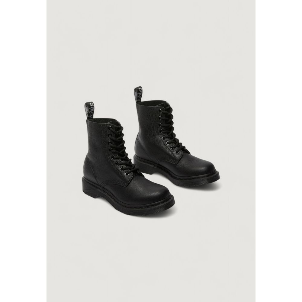 Dr. Martens Black Leather Lace-Up Boots - Luxe Nova