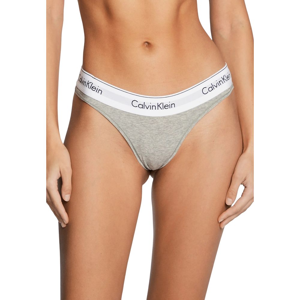 Calvin Klein Underwear Gray Cotton Pantie - Luxe Nova