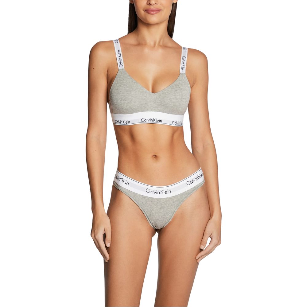Calvin Klein Underwear Gray Cotton Pantie - Luxe Nova