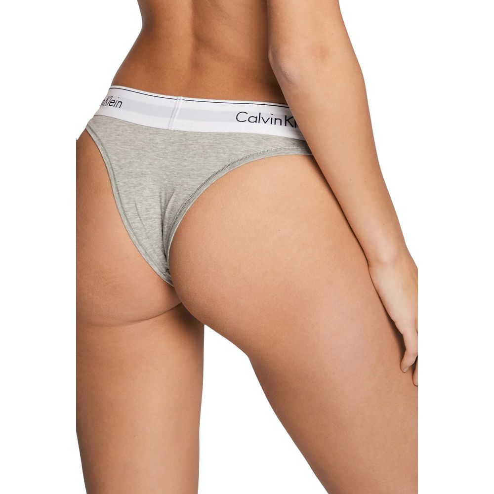 Calvin Klein Underwear Gray Cotton Pantie - Luxe Nova
