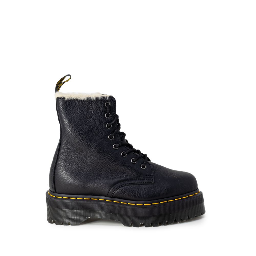 Dr. Martens Black Leather Lace-Up Boots - Luxe Nova