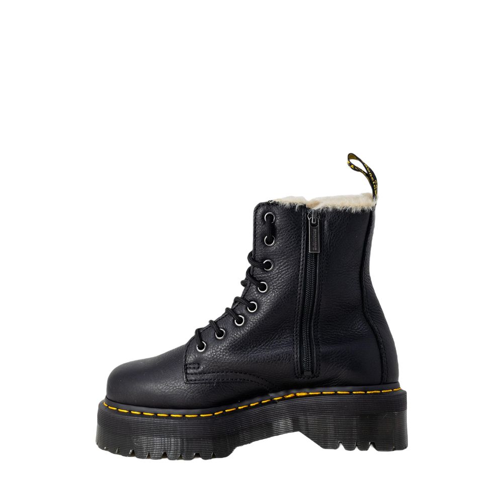Dr. Martens Black Leather Lace-Up Boots - Luxe Nova