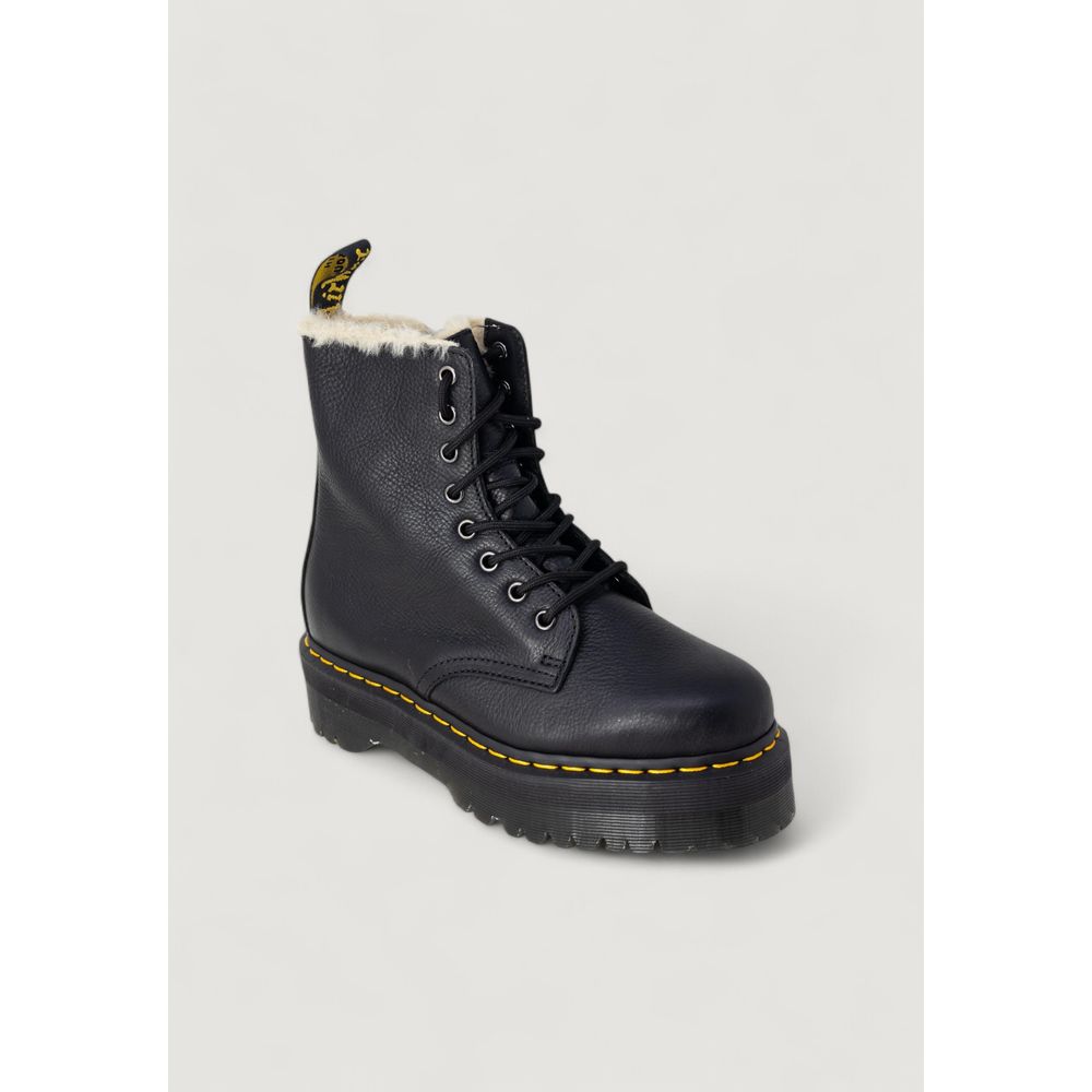 Dr. Martens Black Leather Lace-Up Boots - Luxe Nova