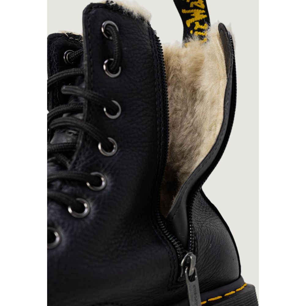 Dr. Martens Black Leather Lace-Up Boots - Luxe Nova