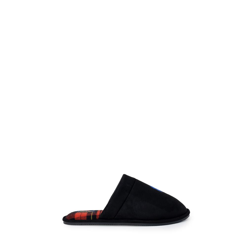 Ralph Lauren Black Polyester Slippers - Luxe Nova