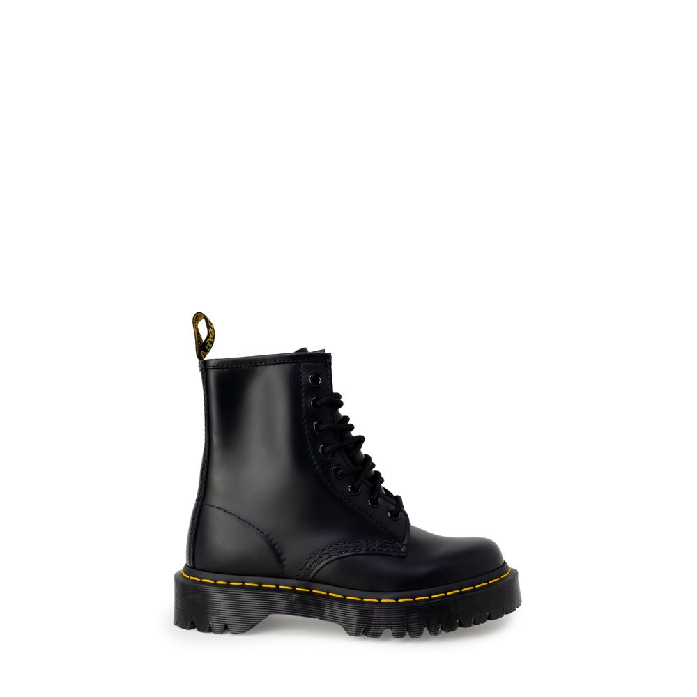 Dr. Martens Black Leather Lace-Up Boots - Luxe Nova