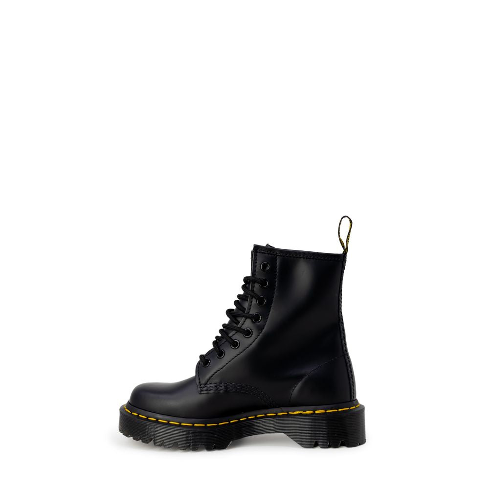 Dr. Martens Black Leather Lace-Up Boots - Luxe Nova