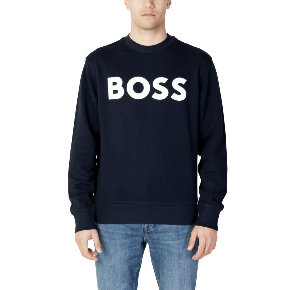 Hugo Boss Blue Cotton Sweatshirt - Luxe Nova