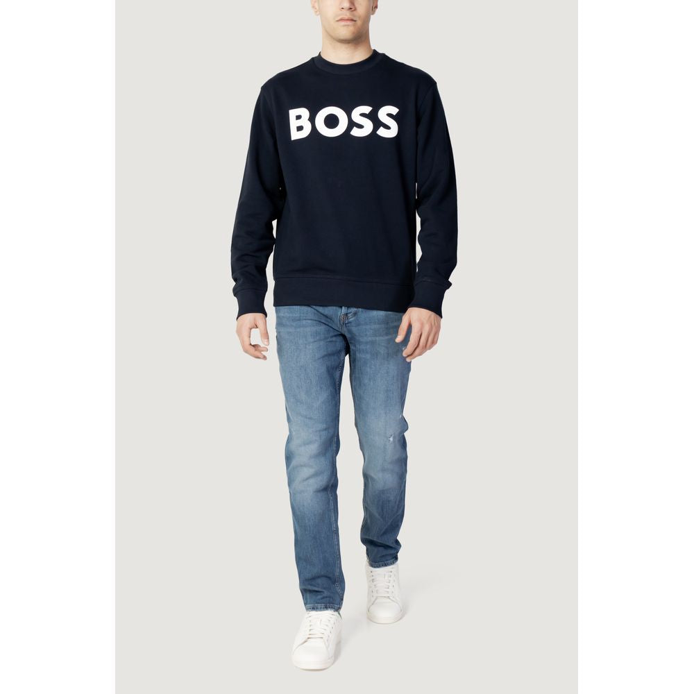 Hugo Boss Blue Cotton Sweatshirt - Luxe Nova