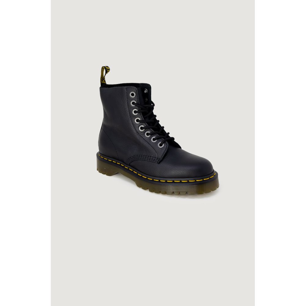 Dr. Martens Black Leather Lace-Up Boots - Luxe Nova