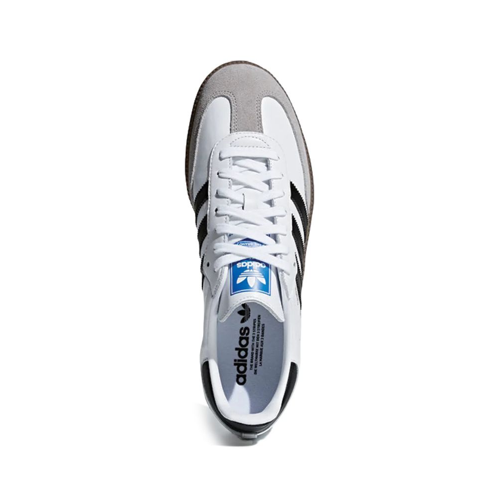 Adidas Originals White Leather Athletic Sneakers