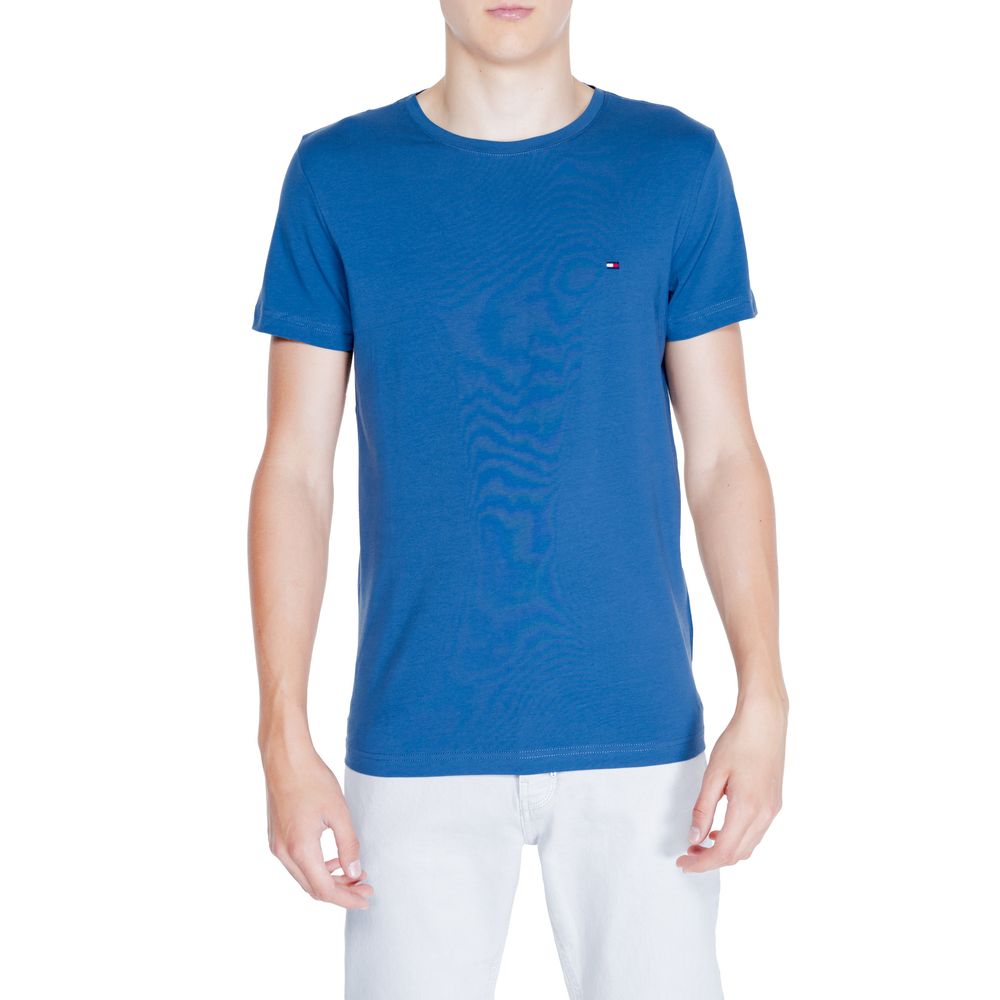 Tommy Hilfiger Blue Cotton T-Shirt - Luxe Nova