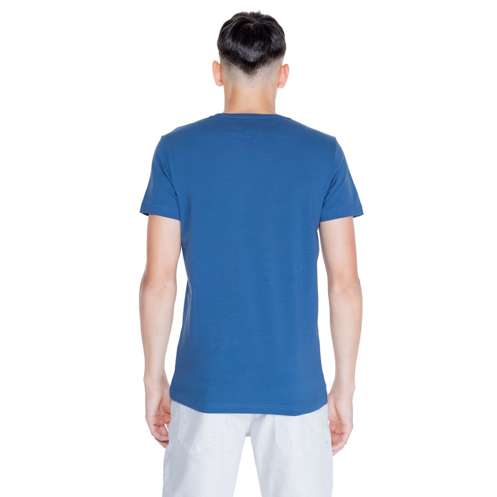 Tommy Hilfiger Blue Cotton T-Shirt - Luxe Nova