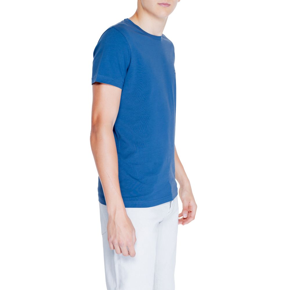 Tommy Hilfiger Blue Cotton T-Shirt - Luxe Nova