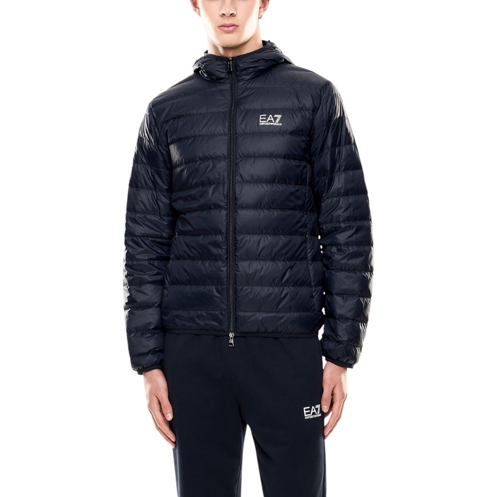 EA7 Emporio Armani Blue Polyamide Shell Jacket - Luxe Nova