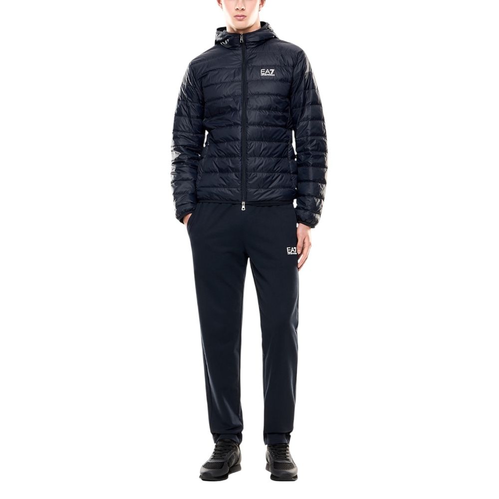 EA7 Emporio Armani Blue Polyamide Shell Jacket - Luxe Nova