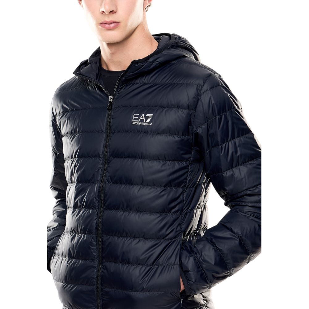 EA7 Emporio Armani Blue Polyamide Shell Jacket - Luxe Nova