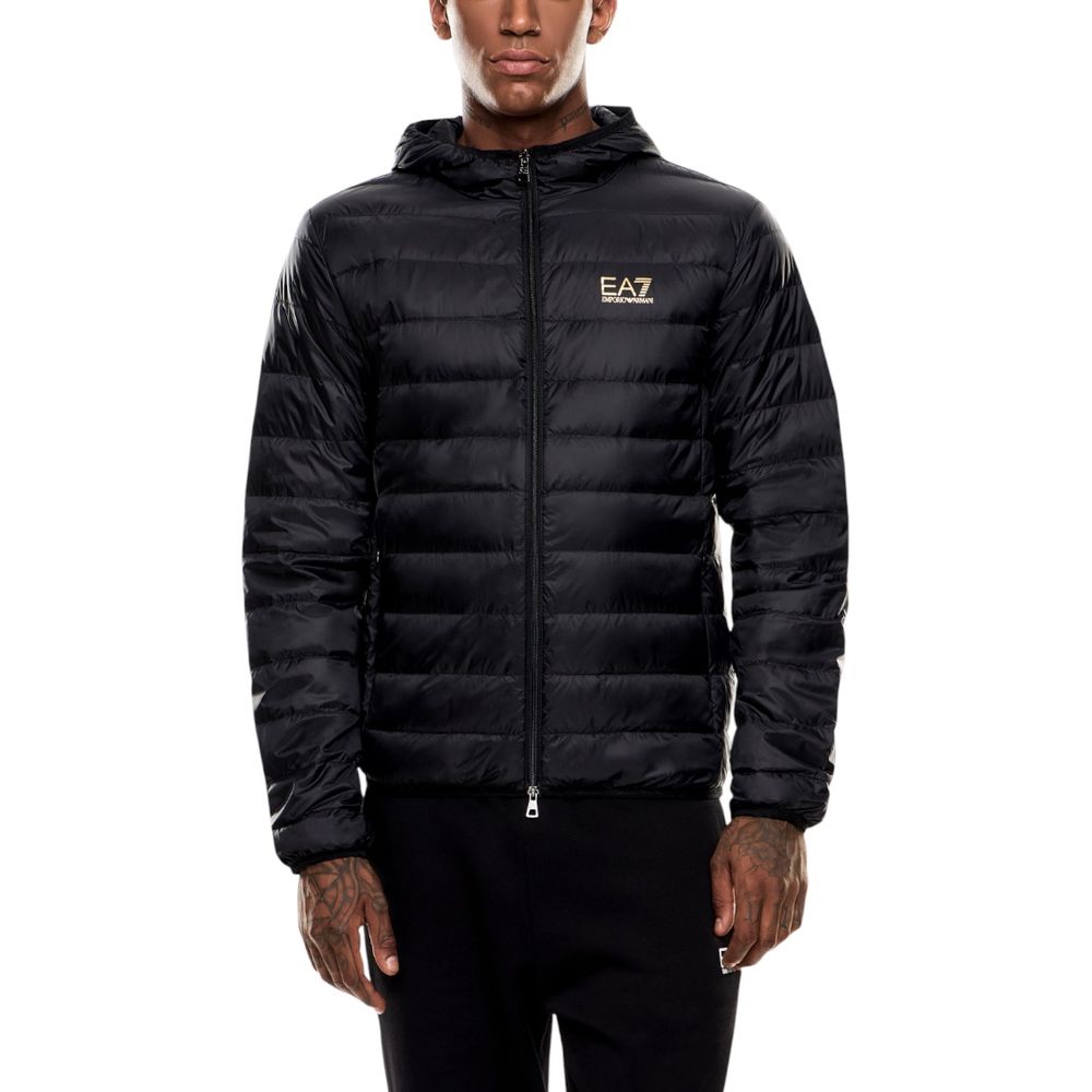 EA7 Emporio Armani Bicolor Polyamide Full-Length Jacket - Luxe Nova