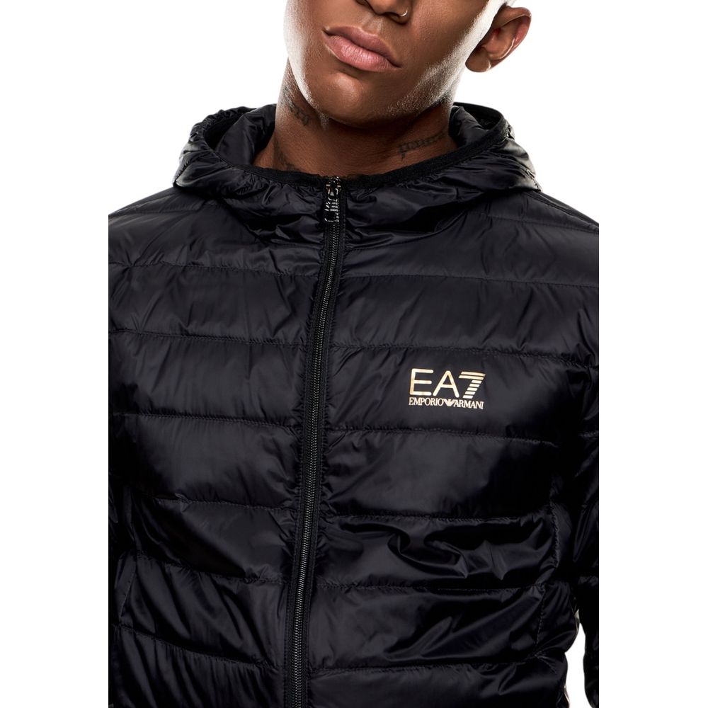 EA7 Emporio Armani Bicolor Polyamide Full-Length Jacket - Luxe Nova
