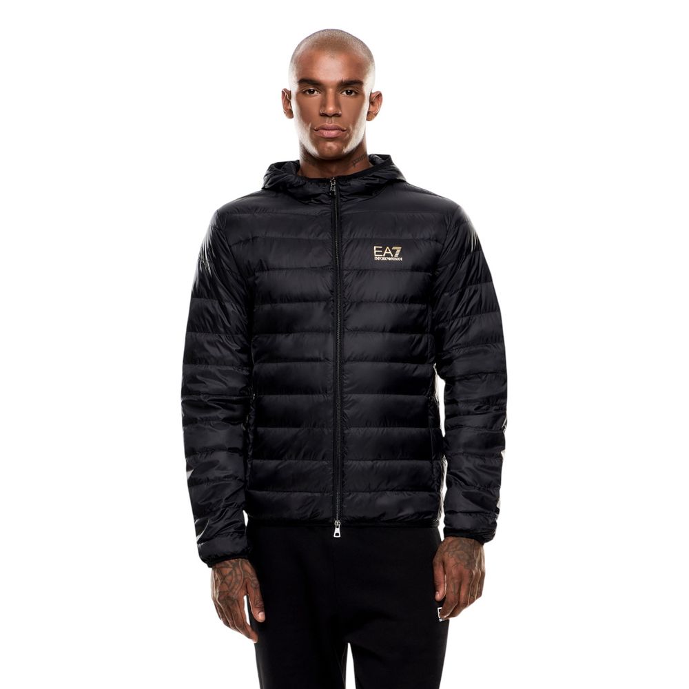 EA7 Emporio Armani Bicolor Polyamide Full-Length Jacket - Luxe Nova