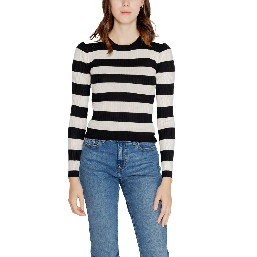 Jacqueline De Yong Black Viscose Pattern Shirt - Luxe Nova