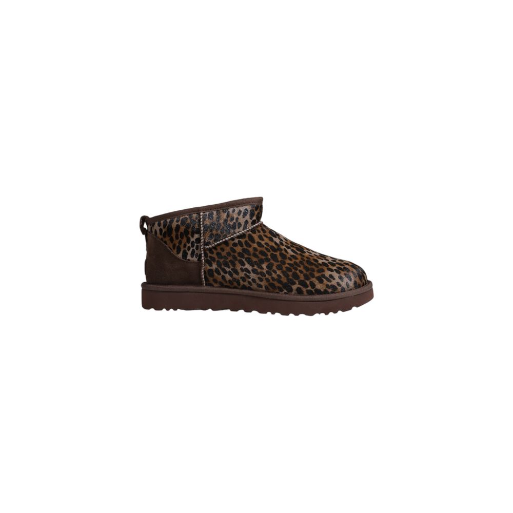 UGG Brown Suede Leather Ankle Boots - Luxe Nova