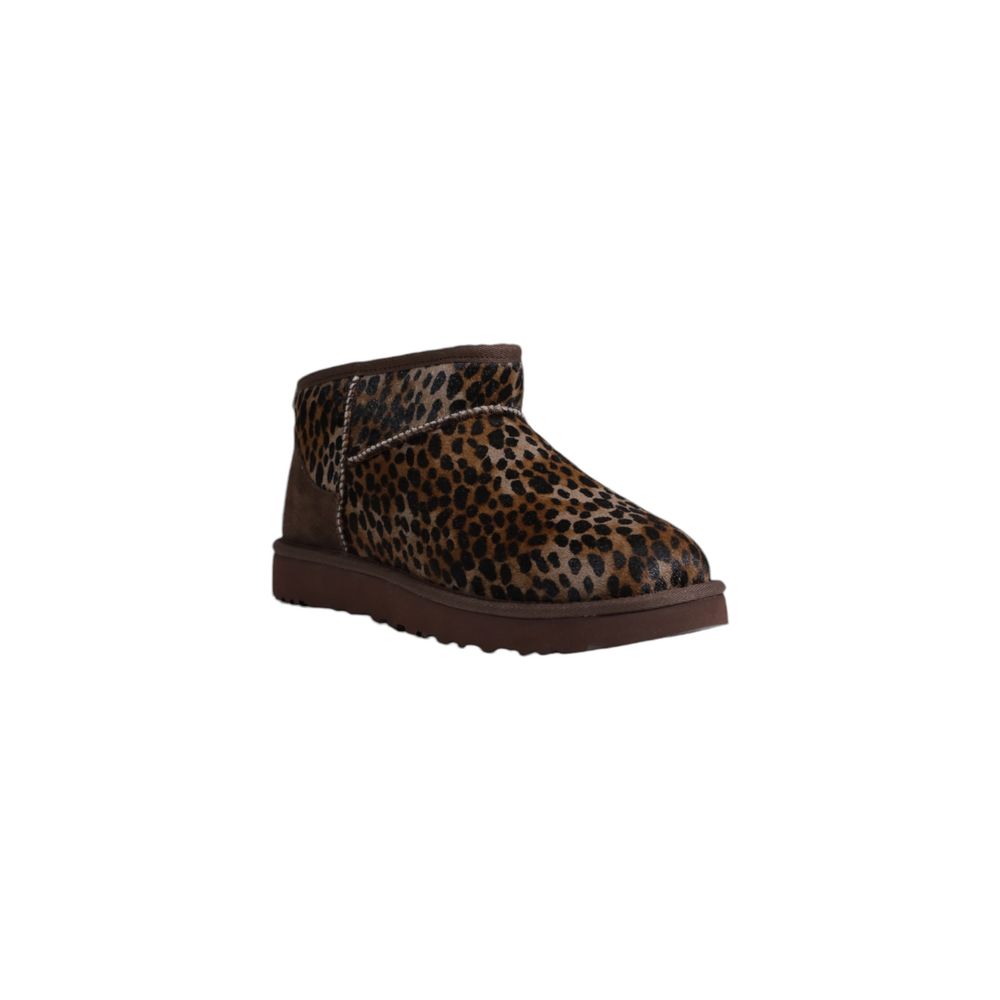 UGG Brown Suede Leather Ankle Boots - Luxe Nova