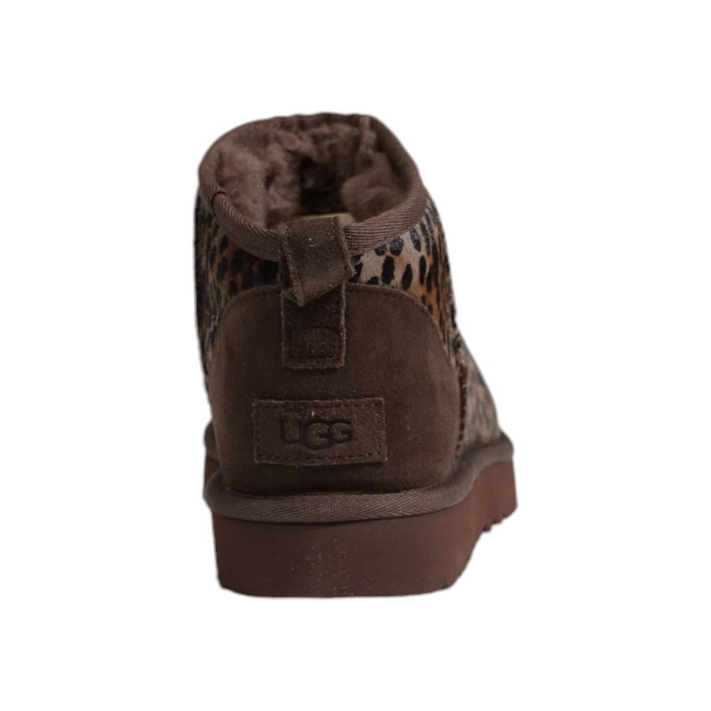 UGG Brown Suede Leather Ankle Boots - Luxe Nova