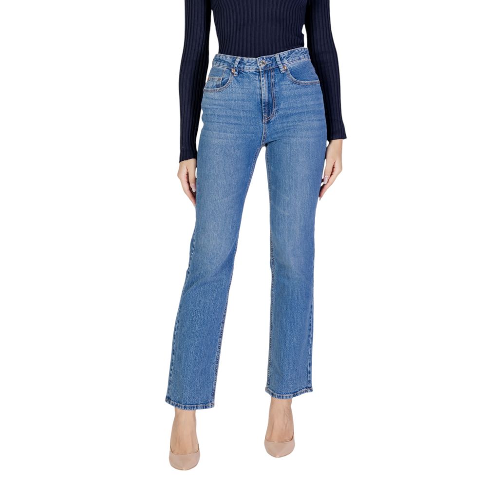 Vero Moda Light Blue Cotton Mom Jeans - Luxe Nova