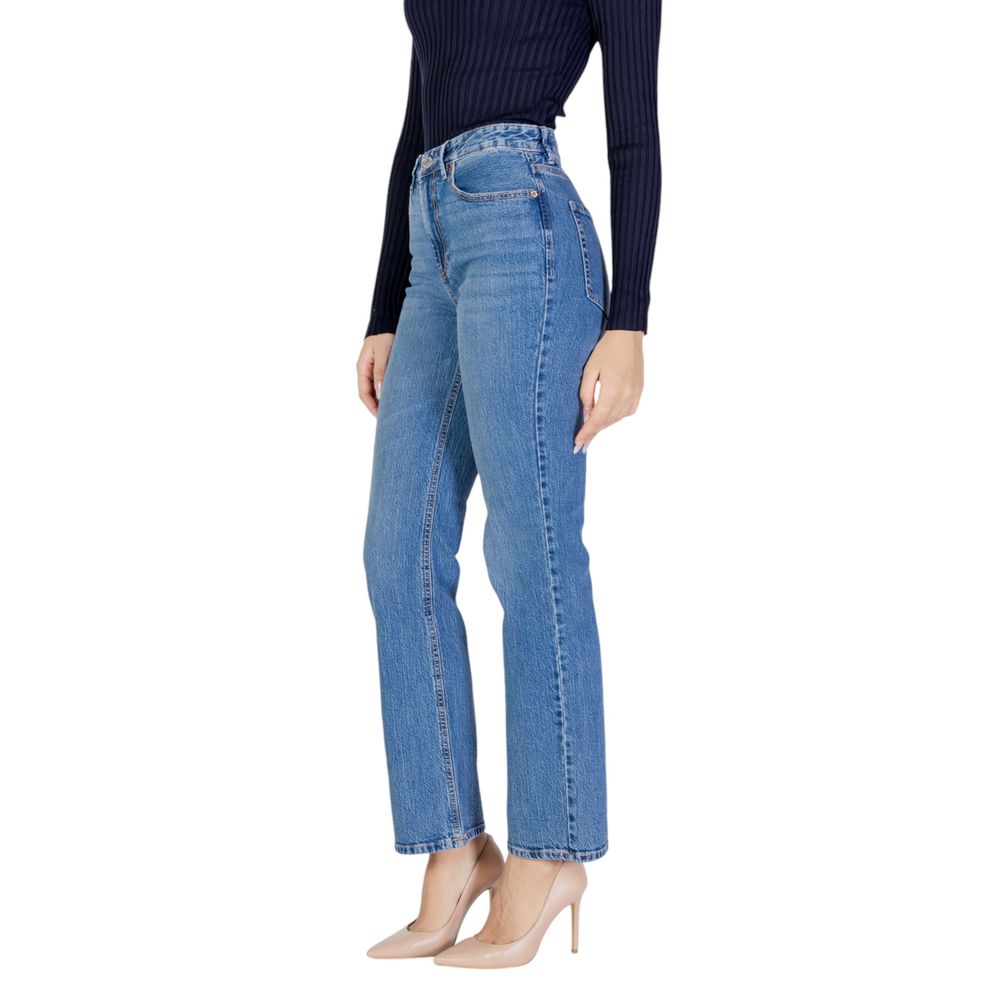 Vero Moda Light Blue Cotton Mom Jeans - Luxe Nova