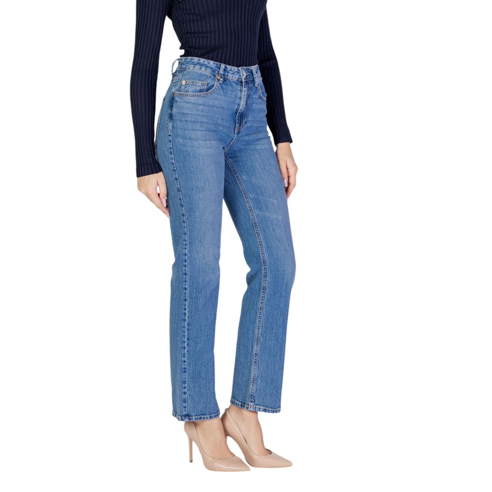 Vero Moda Light Blue Cotton Mom Jeans - Luxe Nova