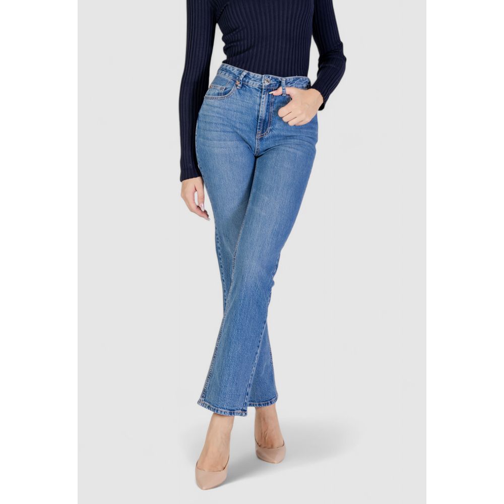 Vero Moda Light Blue Cotton Mom Jeans - Luxe Nova