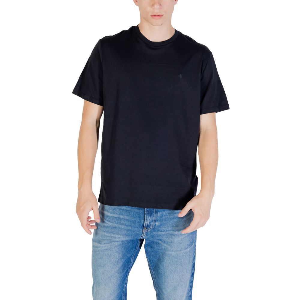 Calvin Klein Jeans Gray Cotton T-Shirt - Luxe Nova