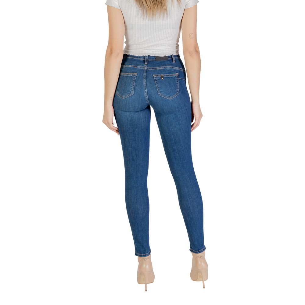 Liu Jo Blue Cotton Skinny Jeans - Luxe Nova