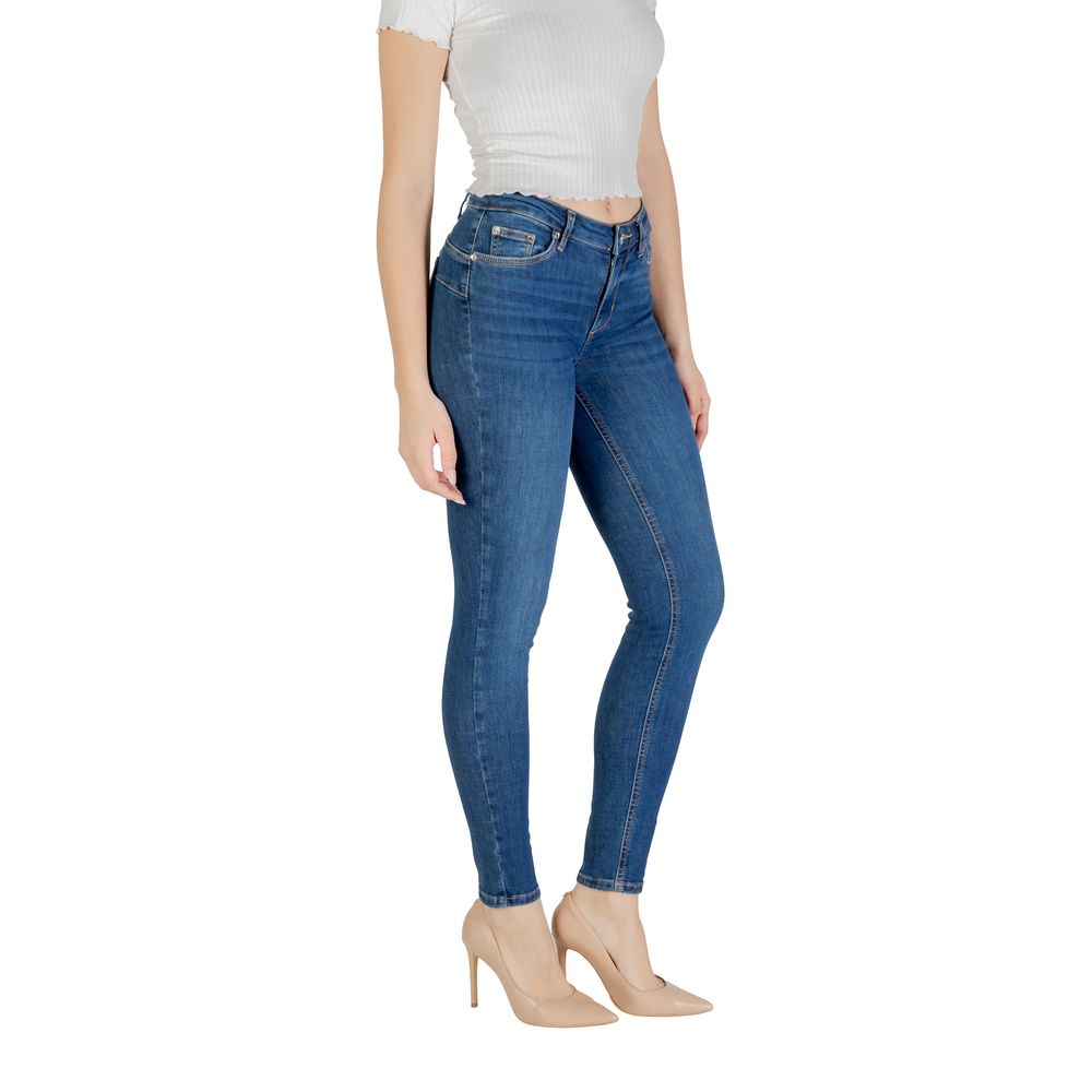Liu Jo Blue Cotton Skinny Jeans - Luxe Nova