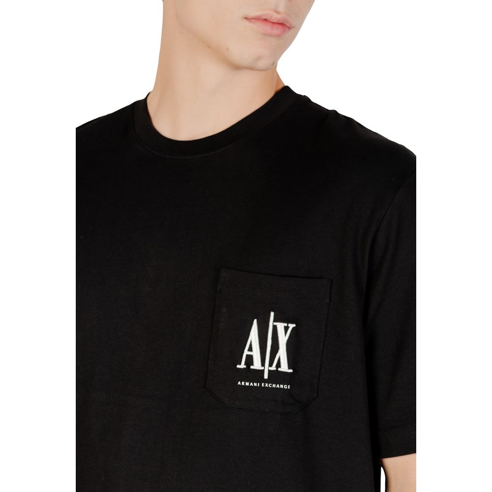 Armani Exchange Black Cotton Sportswear - Luxe Nova